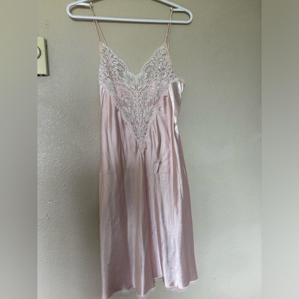 Pink Midi Slip Dress